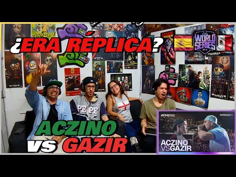 🔴COLOMBIANOS REACCIONAN a ACZINO vs GAZIR - ¿ERA RÉPLICA? [FMS WORLD SERIES SUPERLIGA]