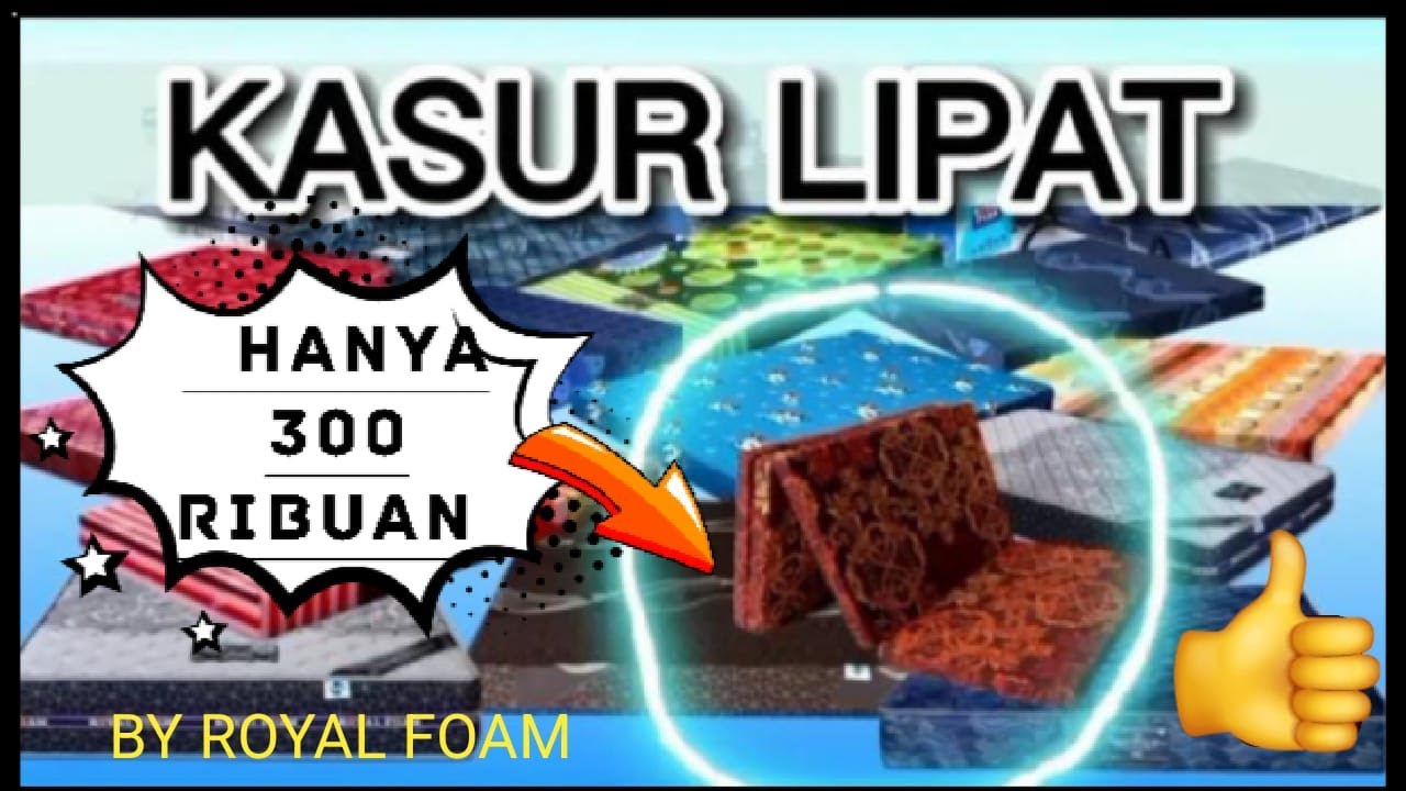Kasur busa lipat royal foam harga dibawah 500 ribuan | ukuran 90x200