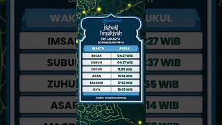 Jadwal Imsakiyah 30 Ramadhan DKI Jakarta Jumat, 21 April 2023, Lengkap dengan Jadwal Buka Puasa