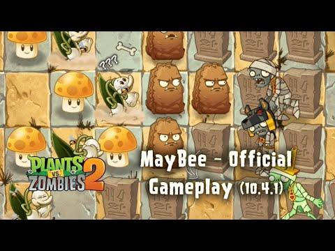 PvZ2: Does MayBee destroy tombstones? v10.4.1 Official Gameplay | MayBee