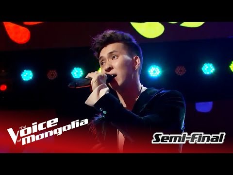 Munkh-Erdene - "When I was your man" | Semi-Final | The Voice of Mongolia 2018