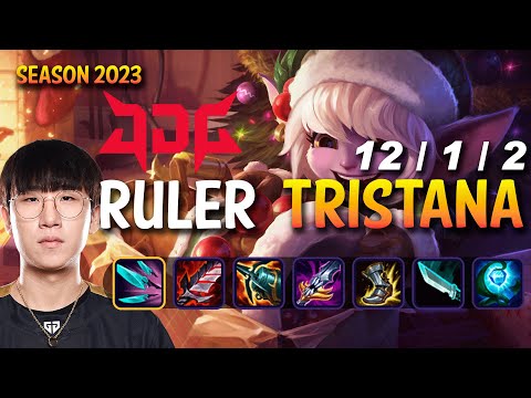 JDG Ruler TRISTANA vs XAYAH ADC - Patch 13.12 KR Ranked