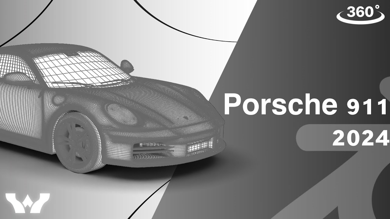 Porsche 911 Carrera 2025 HQ 3D Model