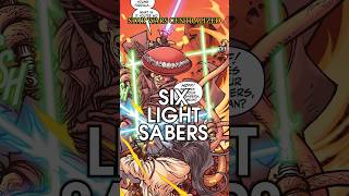 A Jedi with 6 lightsabers?