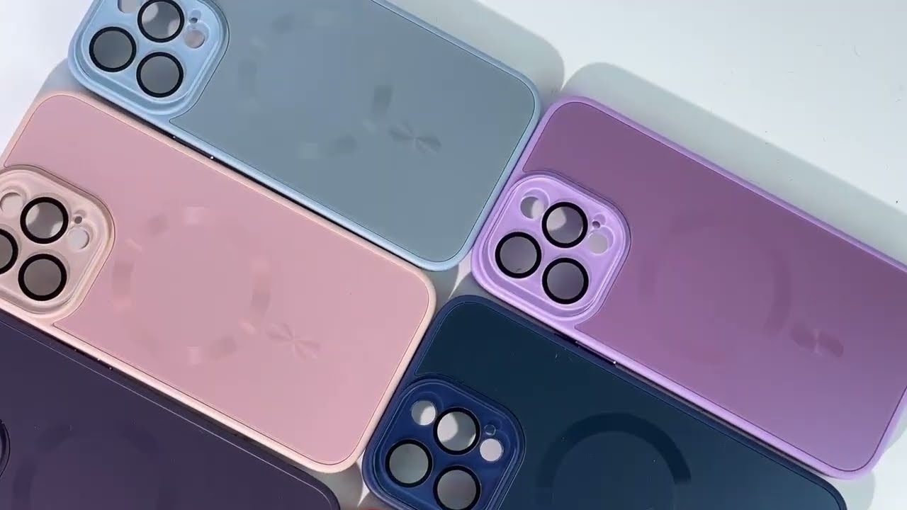 Чехол TPU+Glass Sapphire Midnight with MagSafe для Apple iPhone 14 Pro Max (6.7")