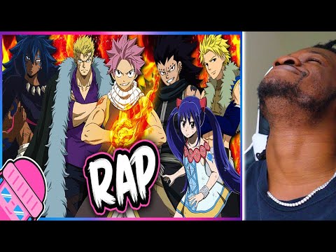 Fairy Tail Dragon Slayer Rap Cypher | GameboyJones x Connor Quest, NLJ, DizzyEight & more (REACTION)