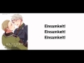 Einsamkeit(Germany and Prussia duet)~LYRICS ...