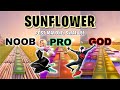 Post Malone, Swae Lee - Sunflower - Noob vs Pro vs God (Fortnite Music Blocks)