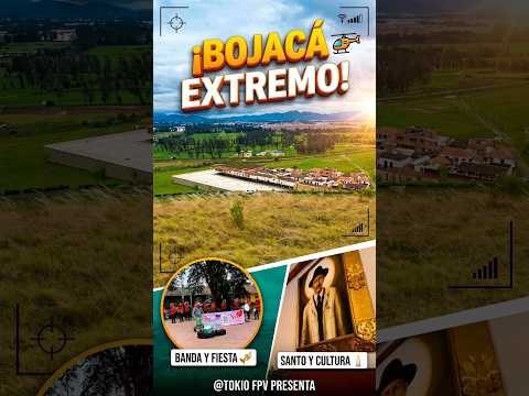 BOJACÁ DESDE EL CIELO 🚁 | El Pueblo Religioso de Cundinamarca que Debes Conocer