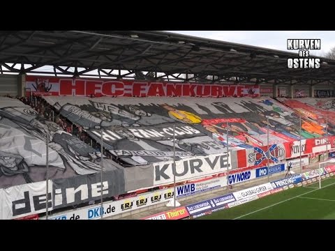 Hallescher FC 1:2 1. FC Magdeburg 24.01.2016 | Choreo & Support