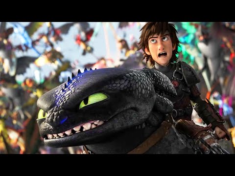 Toothless VS Evil Alpha | Epic Final Dragons Battle | How to Train Your Dragon 2 | CLIP