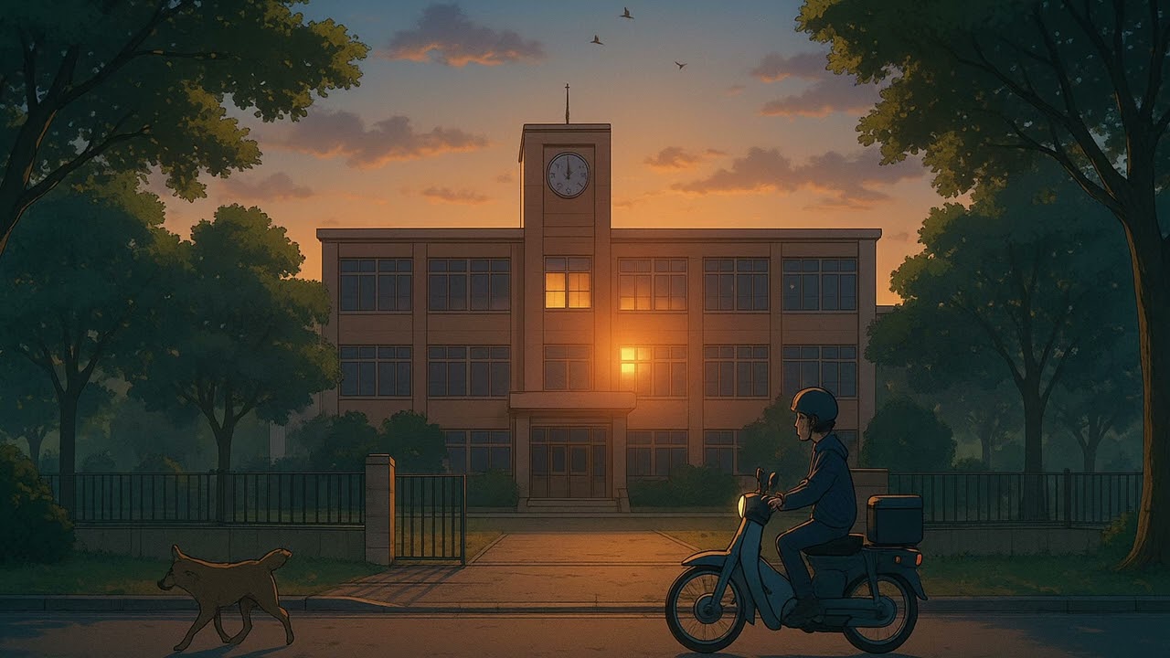 Soundscape - Schoolyard Early in the Morning
