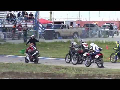 first  mini motorcycle road race coverage