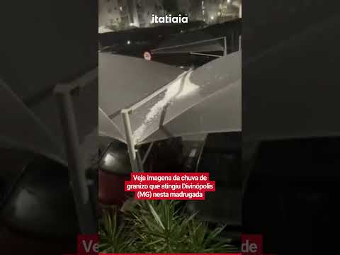 TEMPESTADE HISTÓRICA: CHUVA DE GRANIZO ASSUSTA E DEIXA RASTROS NO CENTRO-OESTE DE MINAS