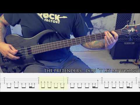 THE PRETENDERS - Don´t get me wrong [BASS COVER + TAB]