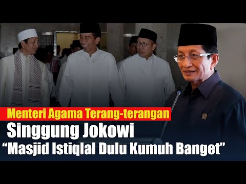 The Minister of Religious Affairs openly criticized Jokowi for saying the Istiqlal Mosque used to...