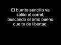 Divididos - El Burrito (Con Letra)