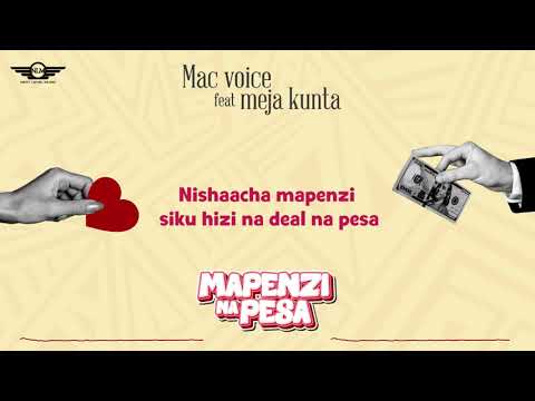 Macvoice Ft Meja Kunta - Mapenzi na Pesa (Lyric Audio)