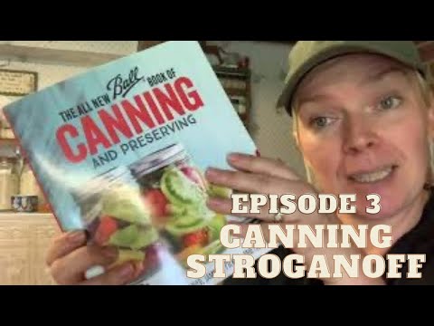 Pressure canning recipe - Beef Stroganoff - Safe...