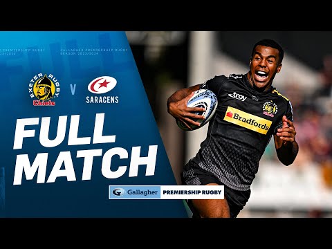 Exeter Chiefs v Saracens - FULL MATCH | Thumping Win! | Gallagher Premiership 2023/24