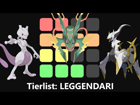 Classifico tutti i Pokémon Leggendari! - Tierlist - Episodio #1