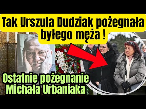 MICHAŁ URBANIAK'S LAST JOURNEY! This is how Urszula Dudziak said goodbye to her ex-husband!