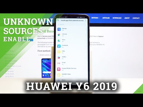How to Enable Unknown Sources on HUAWEI Y6 2019 - Install App