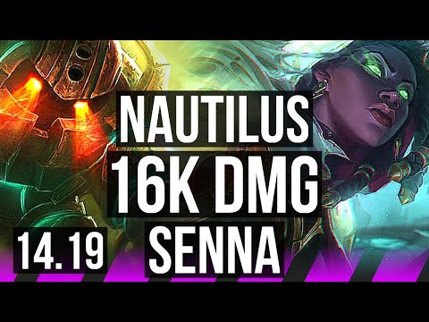 NAUTILUS & Samira vs SENNA & Kai'Sa (SUP) | 7k comeback, 16k DMG | EUW Master | 14.19