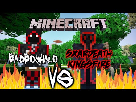 WE FINALLY MEET KINGSFIRE VS BADBOYHALO IN MINECRAFT