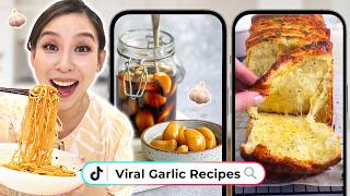 I Tried Viral Garlic Recipes *so good*