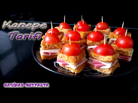 Kanepe Tarifi-Kanepe Nasıl Yapılır?-Kanepe Tarifleri