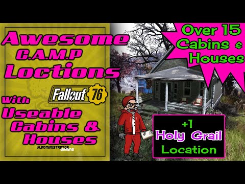 Awesome Camp Locations with Cabins and Houses | Fallout 76
