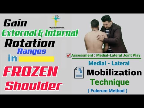 Frozen Shoulder Treatment 7 Stage Shoulder Mobilization Technique Spencer s Technique