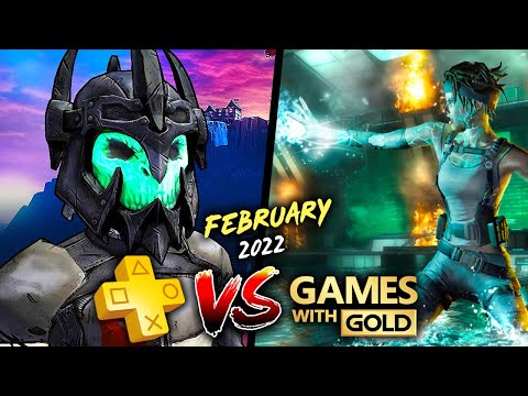 PS Plus VS Xbox Games With Gold (February 2022) PlayStation Plus / Xbox Gold Games 2022 PS+ February