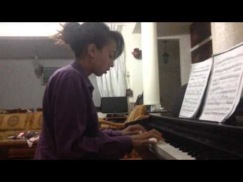 Salma joue le Rondo de la Sonate N°8 de Beethoven