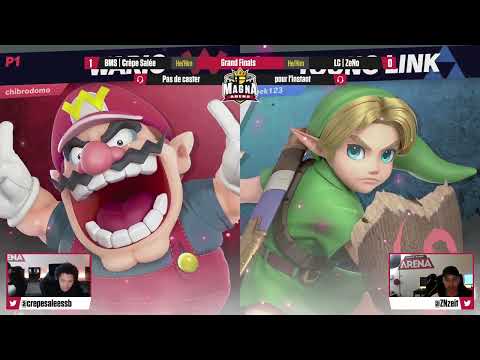 Magna Arena #62 Grand Final - BMS | crêpe salée (Wario) Vs. LC | ZeNo (Young Link,Wolf)
