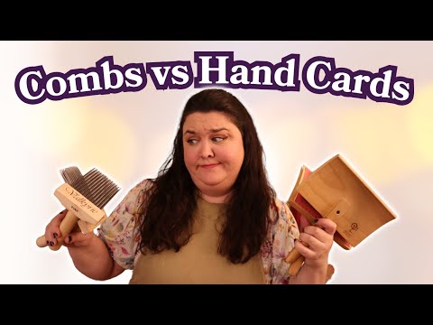 How to use Wool Combs and Hand Cards | Plus a Yarn Comparison!