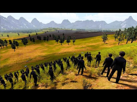 100 JOHN WICK ATTACKED BY 1,000,000 ZOMBIES ON THE HILL | Ultimate Epic Battle Simulator 2 | UEBS 2