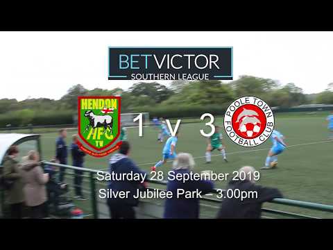 Hendon 1 v Poole Town 3 HIGHLIGHTS 28 Sep 2019