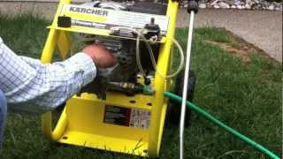 How to fix a sticky power washer; no pressure