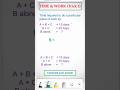 Time And Work Trick 1 Quantitative Aptitude Tricks Bank Exams Ytshorts Shorts