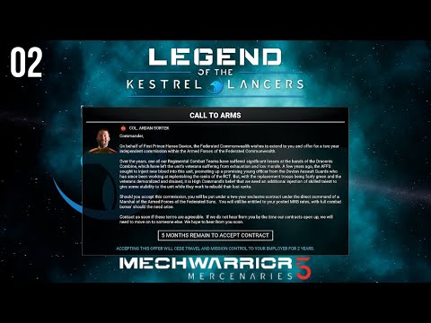 Mechwarrior 5: Legend of the Kestrel Lancers | Dire Circumstances (Full Playthrough) ep.02