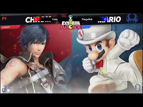 Gidy VS Ninjafish || Pixel Portal Arcade Smash Bro Ultimate Tournament || Week 6 - Loser Final