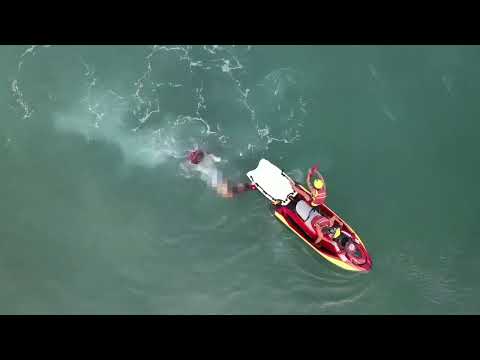Drone RPA é Fundamental no Resgate de um corpo na Praia da Joaquina em Florianópolis