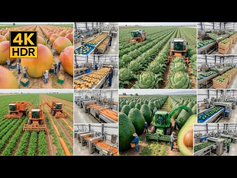 Inside Industrial Farming How Massive Harvest and High Tech Packaging Feed the World  4K Ultra HD