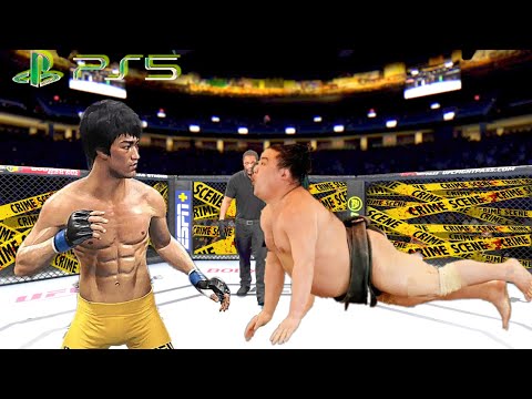 UFC4 Bruce Lee vs. Super Sumo EA Sports UFC 4