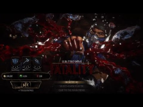 Mortal Kombat 11 Sub Zero vs. Shao Kahn