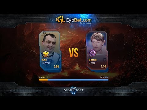 StarCraft 2 LotV Cybbet Race Wars 2016 Day 6 Match 6: Kas vs Serral