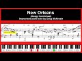 New Orleans - Hoagy Carmichael.  Jazz piano tutorial