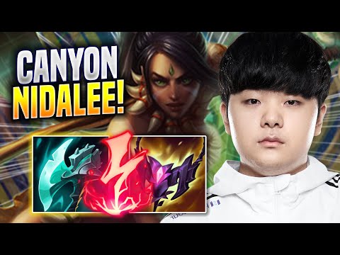 CANYON IS SO CLEAN WITH NIDALEE! - DK Canyon Plays Nidalee JUNGLE vs Graves! | Season 2023